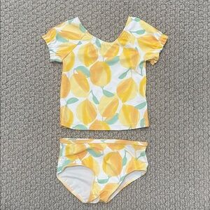 Carter’s Yellow Lemon Print Swim Set- 18 month